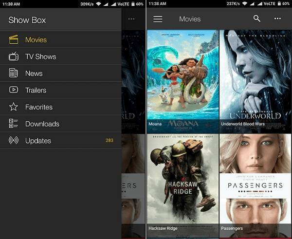 rawapk showbox download for android