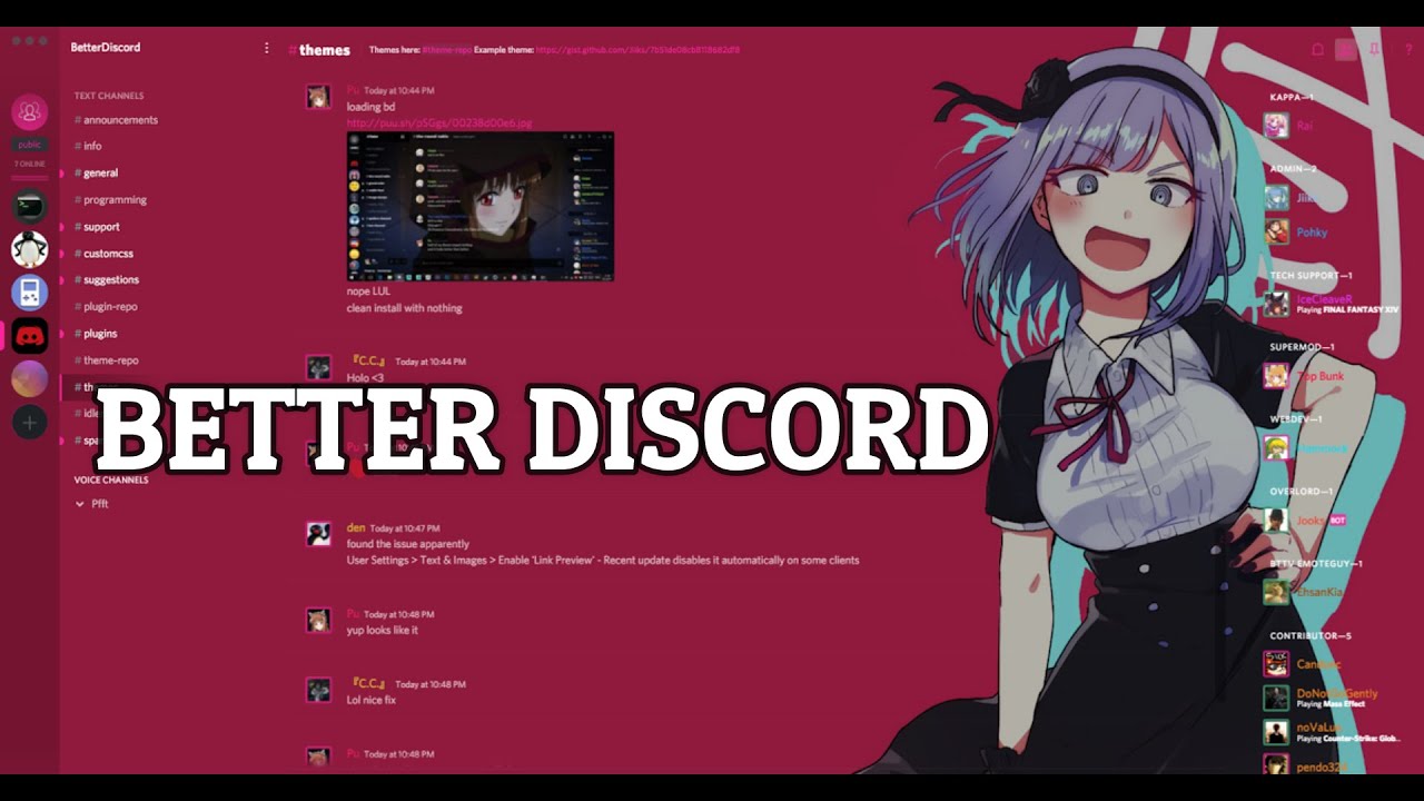 install themes & plugins for discord [better discord] (mac & pc)
